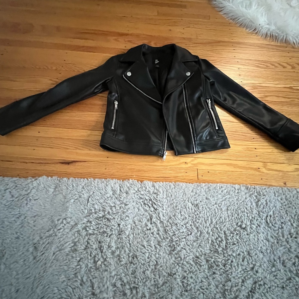 Art Class Black Leather Women's Jacket